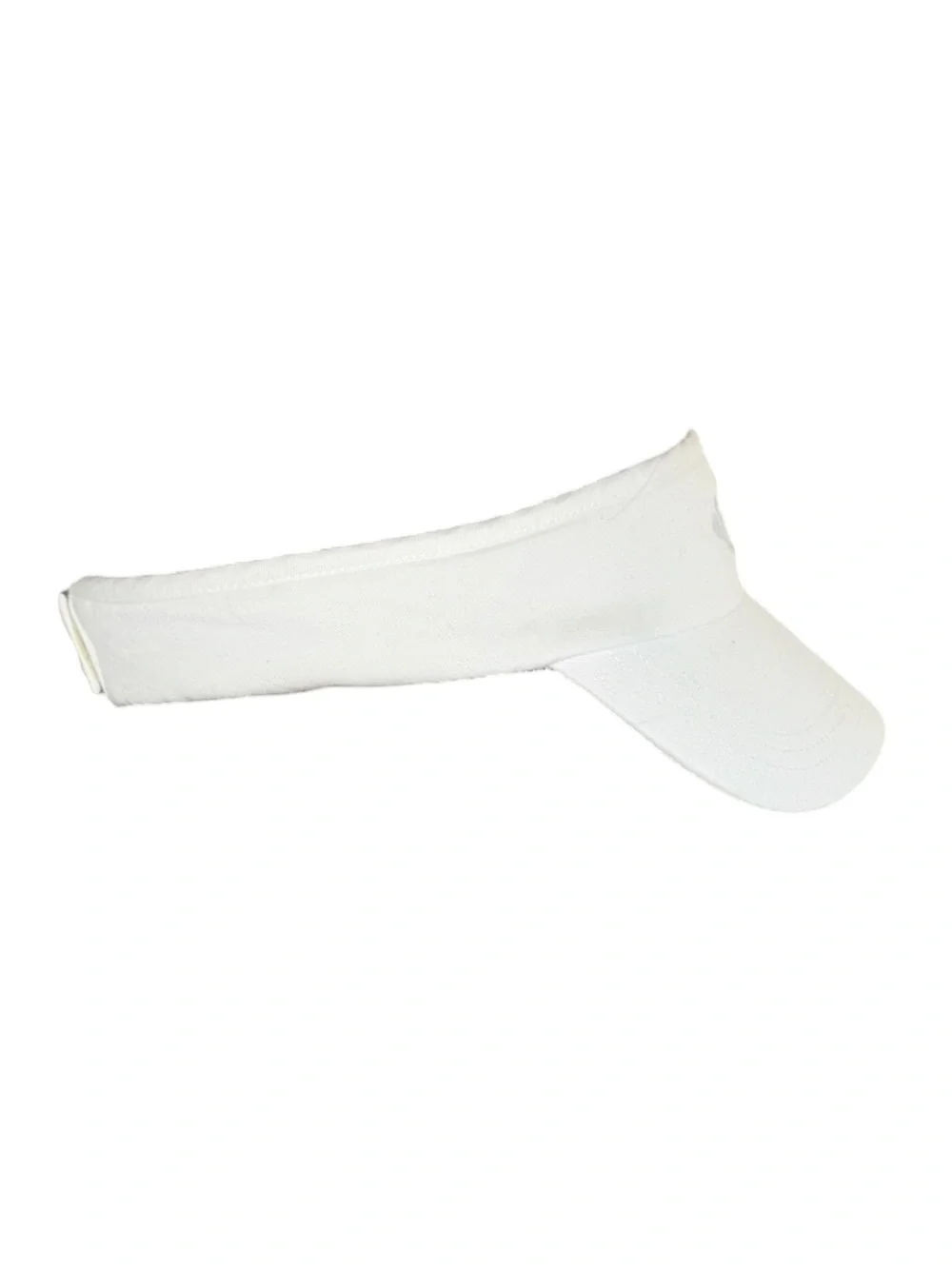 Old Navy White Visor Hat with Light Blue Embroidery 94